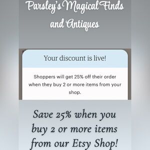 Shop Discount Promotion Sign